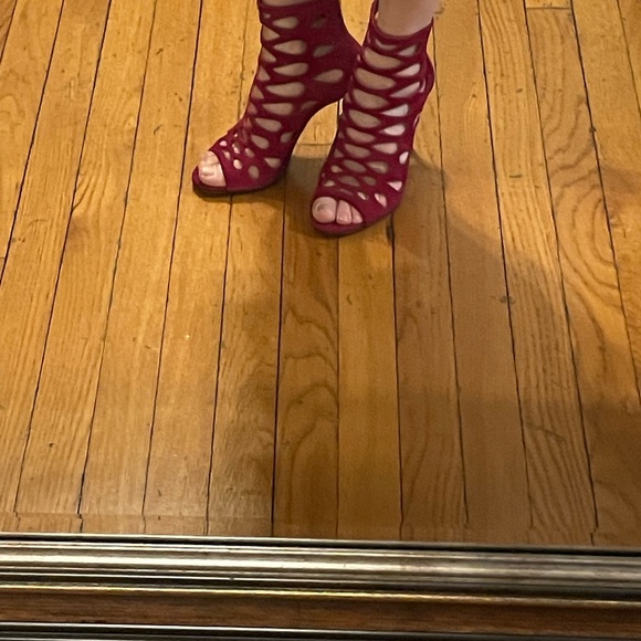 Aquazzura Fuchsia cut out 37, bootie - Picture 5 of 6